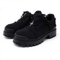 Chaussures de sport décontractées à plateforme pour hommes |   Modèle britannique surdimensionné pour augmenter la taille |   Tige en faux daim, fermeture éclair, semelle intermédiaire en caoutchouc