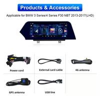 Pantalla Táctil Completa de 10.25 Pulgadas para F30 NBT 2013-2016, Antideslumbrante, Luz Azul, 1920*720, CarPlay, Android Auto, DSP, Estéreo, TV, Amplificador