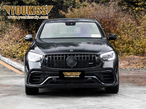 Paraurti Originale UKISS di Alta Qualità per <span class=keywords><strong>Mercedes</strong></span> Benz <span class=keywords><strong>GLC</strong></span> Coupé C253 16-19, Aggiornamento 20-22 GLC63 A-MG, Kit Carrozzeria con Fari e Fanali Posteriori Nuovi - Product Image 2