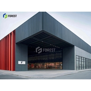 Grand hangar industriel préfabriqué avec la norme de la résistance AISC de poutre et de vent de grue - Product Image 4