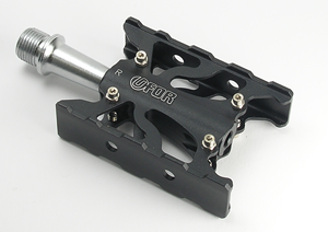 Pedales Ultraligeros para Bicicleta de Carretera UFOR UF-201, Eje de Aluminio Cromado 6061, Rodamiento Sellado, 245g, Ligeros para Ciclismo de Carretera - Product Image 4