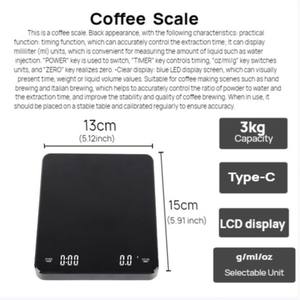 Balance électronique intelligente de haute précision pour le café et la nourriture Mini balance de gramme pour la mesure du poids de cuisson alimentée par batterie - Product Image 6