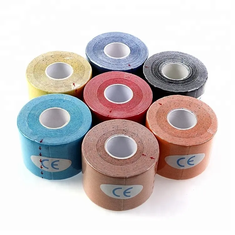 Stretch Waterdichte Gspcare Sport Bandage Hot Sale 5Cm * 5M Met Medische Drukgevoelige Lijm Kt Tape