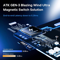 ATK RS7 V2 Ultra 75% Aluminum Hall Effect Gaming Keyboard Adjustable Magnetic Switches Keyboard