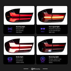 ไฟท้าย LED สำหรับรถยนต์07-13 X5ไฟสัญญาณดีไซน์ E70 G05วัสดุ ABS เลนส์ใสสีแดง12V/24V สภาพใหม่ - Product Image 3