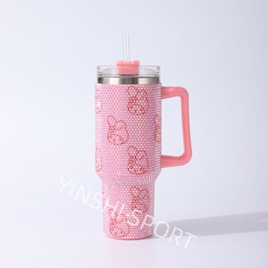 Saint Valentine botol minum terisolasi vakum baja tahan karat, Tumbler dinding berlapis bubuk ganda dengan tutup kustom <span class=keywords><strong>B</strong></span> - Product Image 2