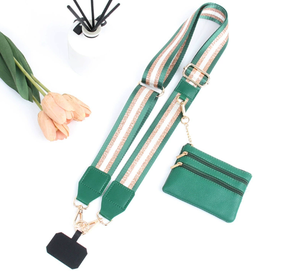 ขายดีสายคล้องโทรศัพท์สีน่ารักป้องกันการสูญหายพร้อมกระเป๋าสตางค์สายคาดลำตัวปรับได้พร้อมกระเป๋าถือแบบแฮนด์ฟรีสำหรับผู้หญิง - Product Image 2