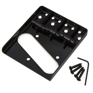 שחור 3 אוכף tl גיטרה חשמלית גשר עם סליל יחיד עבור חלקי גיטרה חשמליים