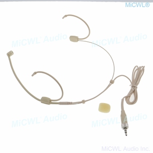 ชุดหูฟังแบบทิศทางเดียวคาร์ดิโอิดไมโครโฟนสําหรับ ULX SLX QLX TA4F 4Pin <span class=keywords><strong>MiPro</strong></span> AKG 3-Pin <span class=keywords><strong>Audio</strong></span>-Technica แจ็ค 3.5 มม. ไร้สาย BeltPack - Product Image 3