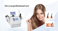 Detección de cabello HD Oxygen Jet Hair Analyze Cuidado del cuero cabelludo Masaje Dispositivo de crecimiento del cabello