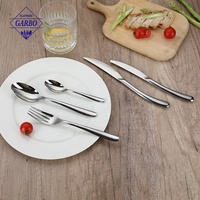 Ensemble de couverts en acier inoxydable 18/8 robuste et durable, couteau, fourchette, cuillère, pour hôtels et restaurants de luxe