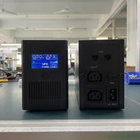 UPS Conmutable de 50Hz a 60Hz, 1KVA, Salida de 110V/220V, Sistema de Alimentación Ininterrumpida para Proyectos en el Extranjero