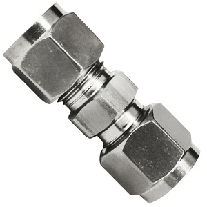Tube <strong>Fitting</strong> Stainless Steel 304 <strong>Compression</strong> <strong>Fitting</strong> Reducer <strong>Union</strong> with Twin Ferrules Instrument <strong>Fitting</strong> - Product Image 3