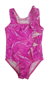Einteiliger Mädchen Badeanzug Bade bekleidung Rüschen Badeanzug - Product Image 4