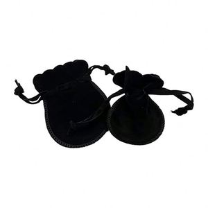 Wholesale Small Drawstring Velvet Jewelry Pouch New Design Dust <b>Bag</b> for Necklace Ring Earring Packaging Recyclable - Product Image 3