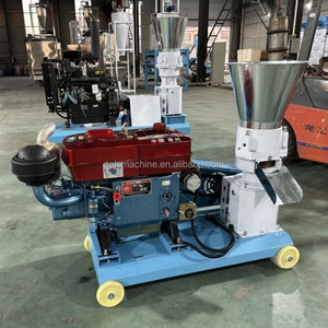 1 टन डीजल इंजन स्वचालित बायोमास कम्पोस्ट पेलेट निर्माण संयंत्र पशुधन फ़ीड प्रसंस्करण के लिए नई - Product Image 2