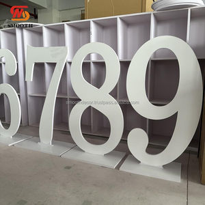 Chiffres lumineux géants LED lisses avec bandes LED en fer pour la décoration de fête d'anniversaire, mariage, centre commercial, école et bâtiments - Product Image 3