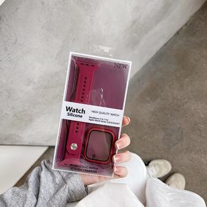 Bracelet de montre en silicone avec cadre d'écran de montre pour <span class=keywords><strong>Apple</strong></span> 49mm 44mm 45mm <span class=keywords><strong>Watch</strong></span> 10 Band - Product Image 6
