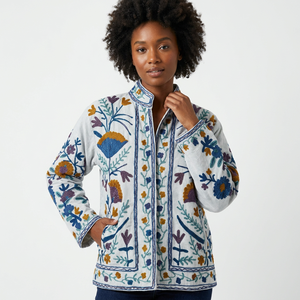 Veste réversible pour femmes Sujani, printemps/automne, velours, coton, bomber matelassé, logo personnalisé, taille XL, style varsity classique - Product Image 3