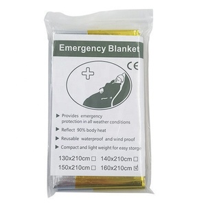 Mantas Térmicas Ligeras y Cálidas de Emergencia para Primeros Auxilios, <span class=keywords><strong>Rescate</strong></span>, Clima Frío, de Lámina Espacial Mylar, Impermeables - Product Image 4