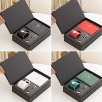 Coffret cadeau de luxe avec tasse à café, carnet et cuillère, cadeau d'entreprise haut de gamme personnalisable pour hommes et femmes