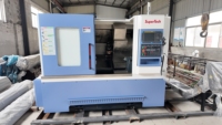 Tour CNC à lattes Supertech TK50D, centre de tournage de précision à grande vitesse avec changeur d'outils automatique pour la production de masse