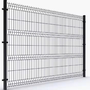 Clôture en fil d'acier 3D plié, galvanisé à chaud, revêtement en poudre PVC, assemblage facile, haute durabilité, faible entretien, pour la maison et l'extérieur - Product Image 3
