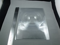 Loupe en plastique flexible promotionnelle 3X grande feuille, lentille de Fresnel, loupe pleine page A4 pour la lecture