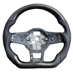 Volante de Fibra de Carbono Azul Forjado para Volkswagen <span class=keywords><strong>MK7</strong></span> <span class=keywords><strong>GTI</strong></span> R <span class=keywords><strong>Golf</strong></span> 7 <span class=keywords><strong>Golf</strong></span> 6 <span class=keywords><strong>MK7</strong></span> <span class=keywords><strong>MK7</strong></span>.5 Passat B8 Scirocco - Product Image 3
