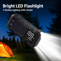 Démarreur de Voiture Portable 2000A avec Charge Rapide PD 65W, Batterie Externe 16000mAh pour Moteurs Essence 8.0L et Diesel 6.0L, Booster de Démarrage 12V