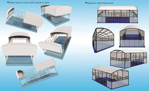 Balena sportiva fissa Padel campo da Tennis Anti vibrazione Base a prezzi accessibili per il personale aeroportuale - Product Image 4