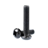 SUPER DUPLEX SS 2205 2507 A286 baja tahan karat elektroforesis hitam ceruk silang heksagon tombol Torx baut kepala