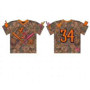 Desain Jersey Softball Custom Murah, Cetak Sublimasi, Seragam Klasik - Product Image 3