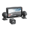 CHIGEE 4.3 pouces Portable Gps système moto Dvr caméra Navigation Carplay tableau de bord Console pour moto