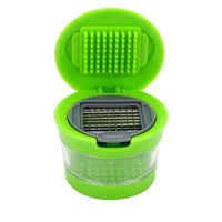 Ménage 1PC Presses à ail en acier inoxydable Hachoir à ail manuel Outils à ail Fournitures de cuisine Gadgets Presses courbes Outil à fruits
