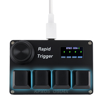 Clavier mécanique mini OSU Sayodevice avec rétroéclairage RGB, touches PBT, déclenchement rapide et interrupteurs magnétiques pour le gaming