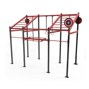 健身房独立式训练架定制引体向上杆深蹲组合架健身金属2000公斤最大承重商用健身器材 - Product Image 3