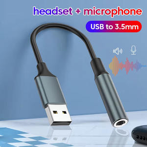 Usine <span class=keywords><strong>USB</strong></span> à 3.5mm <span class=keywords><strong>Adaptateur</strong></span> Audio <span class=keywords><strong>USB</strong></span> à 3.5mm <span class=keywords><strong>Casque</strong></span>/Microphone <span class=keywords><strong>USB</strong></span> à 3.5 <span class=keywords><strong>Jack</strong></span> <span class=keywords><strong>Adaptateur</strong></span> Carte Son Stéréo Externe <span class=keywords><strong>pour</strong></span> PC - Product Image 2
