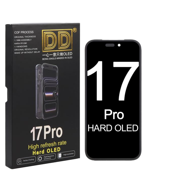 High Quality DD Hard OLED Screen for iPhone 17 Pro Max  Replacement