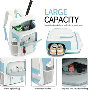 กระเป๋าใส่ไม้เทนนิสและแบดมินตันคุณภาพสูง ปี 2025 แบบพกพา ทำจากไนลอน แพ็ค 2 ใบ พร้อมดีไซน์ยอดนิยม (ตัวอย่างสินค้าฟรี) - Product Image 4