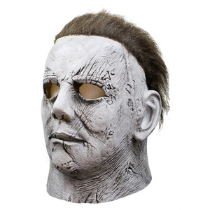 Michael Myers máscara <span class=keywords><strong>de</strong></span> látex película <span class=keywords><strong>de</strong></span> Horror Cosplay para hombres miedo <span class=keywords><strong>de</strong></span> <span class=keywords><strong>la</strong></span> mascarada <span class=keywords><strong>de</strong></span> Halloween <span class=keywords><strong>de</strong></span> <span class=keywords><strong>la</strong></span> máscara - Product Image 3