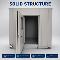 Chambre d'isolation acoustique personnalisable, cabine acoustique haute performance pour le contrôle du bruit des équipements industriels et d'usine