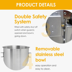 Máy Trộn Công Suất Lớn 80L Máy Trộn Thực Phẩm/Máy Móc Bánh/Máy Trộn Bánh - Product Image 5