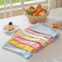 Sets de table en tissu de coton, décoration de table, sets de table ronds/rectangulaires, couleur unie, sets de table pour table à manger, 30x45cm
