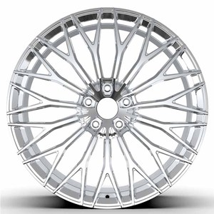 Cerchi in Lega di Alluminio Personalizzati 4x114.3 5x112 Colore Argento 15 16 17 18 19 20 Pollici Ruote in Lega a 4 Fori Argento - Product Image 2