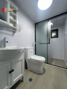 Contenedor modular de acero de 20 pies para casa móvil, búnker de madera portátil para apartamento, hogar, <span class=keywords><strong>Bar</strong></span>, Hotel, aplicación subterránea - Product Image 6