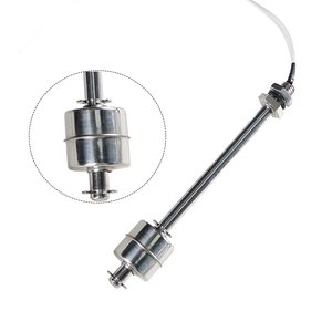 Interruptor de Sensor de nivel de flotador de acero inoxidable Vertical de alta temperatura de 100mm instrumento de medición de nivel de líquido de agua y combustible - Product Image 1