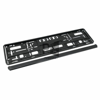 Support de plaque d'immatriculation de voiture OEM support de plaque d'immatriculation noir couverture de cadre de plaque d'immatriculation standard ue anti-corrosion usiné CNC