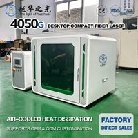 Mesin Pemotong Laser Serat Tertutup 800W1200W1500W CNC Pemotong Logam Meja Kerja Dapat Dipindahkan Pendingin Udara Pemrosesan Baja Aluminium