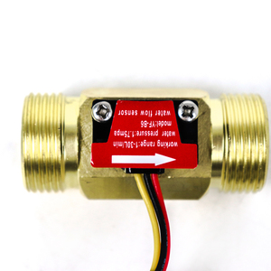 Sensor de flujo de agua de latón OEM DN15 G3/4, interruptor de flujo de agua magnético de cobre completo DN20, medidor de flujo de agua de latón con pulso Hall - Product Image 4